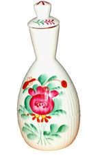 Ölflasche Korken  Ostfriesenrose  Friesenrose Ostfriesland  handgemalt Phariäer