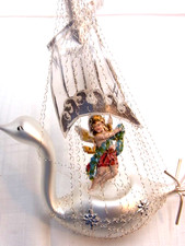 HANDARBEIT AUS LAUSCHA IN THÜRINGEN CHRISTBAUMSCHMUCK LEONISCHE DRÄHTE PAPPE