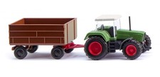 *Wiking 096004 Fendt Favorit Traktor mit Anhänger Spur N 1:160