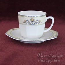 Tasse & Untertasse  Seltmann Weiden Octa Ornamente