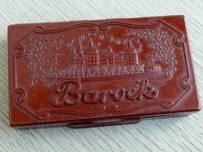 Bakelit-Dose, Barock, Schloss Moritzburg, Stempelkissen, VEB Bürochemie Dresden