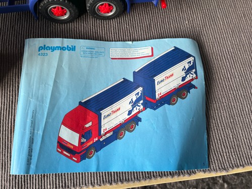 Playmobil lkw mit anhänger - lkw,