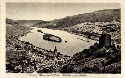 Lorchhausen lorch rhein - ak,