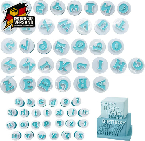 Fondant ausstecher set tlg - ausstecher, 62-tlg