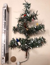 Weihnachtsbaum, dekoriert, mit Licht, für Puppenhaus, Puppenstube