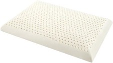 Talatex Queen -Natural Latex Flaches Kopfkissen,Ultra-Schlank-Für Bauchschläfer,