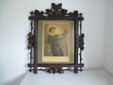 Schwarzwald Adirondack Holz Bilderrahmen, um 19. Jh. Bild der Falkenier Liebling