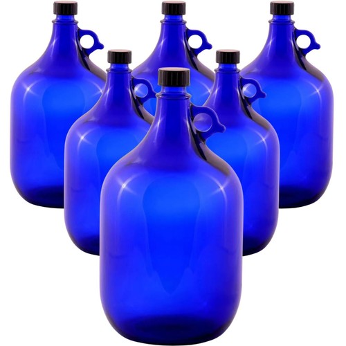 Blaue gallone mit henkel - blaue,