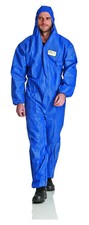 10x Asbestanzug Maleranzug Schutzanzug CAT.III Kat.3 Typ 5+6 blau Asbest KMF Däm