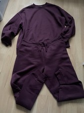 Primark Jogginganzug Anzug Aubergine Lila Gr L XL Oversize