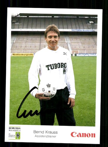 Bernd krauss autogrammkarte - krauss,