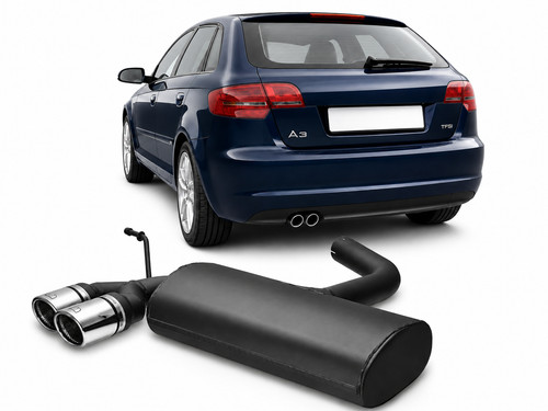 Sportauspuff für audi - sportauspuff, a3