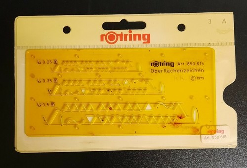 Zeichenschablone rotring n - zeichenschablone,