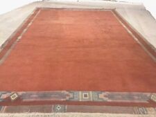 Nepal 1A Qualität Handgeknüpf Reine Schurwolle 350x250 Rost Braun