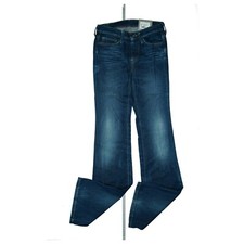 PEPE JEANS Mayfair stretch Hose high Bootcut Flare Schlag W27 L32 Blau B-Ware
