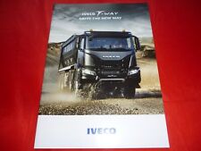 IVECO T-Way Fahrmischer Kipper Prospekt Brochure Depliant Folleto von 2022