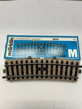 Märklin 5213 Spur H0 1/87 Metall Gleis Schaltgleis gebogen, neu