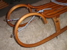 Top Wechselberger Hörnerschlitten   Innthaler Sport Rodel  Holzschlitten 102cm