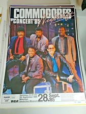 Plakat Commodores Concert 1985