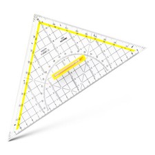 ARISTO Geodreieck mit Griff 25cm abnehmbar Tz Dreieck Zeichendreieck Kunststoff
