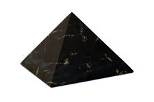 SCHUNGIT PYRAMIDE 10x10 cm UNPOLIERT SHUNGIT 100% Echt Karelien SHUNGITE