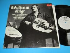 Wolfram singt aus 7 Jahrhunderten zur Theorbe, Laute & Radleier - Promo LP