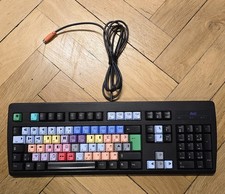 Avid Media Composer Tastatur QWERTZ (PS/2, farbige Shortcut-Tasten) Videoschnitt