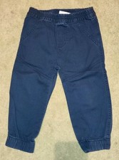 Topomini Jeans Hose Größe 85 Navy Blau Gummizugbund