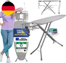 ® Xxl-Bügelbrett Für Dampfbügelstation [130X48 Bügelfläche]– Bügeltisch [Made in