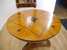 Biedermeier Tisch Kirschbaum furniert um 1900 wohnfertiger Zustand