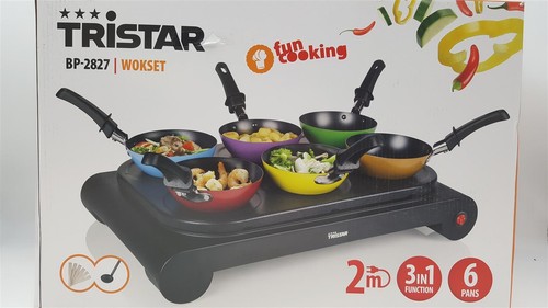 Tristar 2827 party wok set - bp,