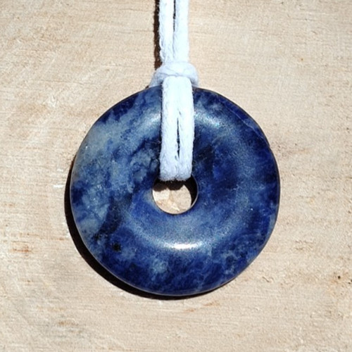 Sodalith donut heilstein - sodalith,