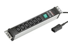 BACHMANN 333.1121 Kaltgerätesteckdosenleiste 6x C13 Buchse, C14 Stecker