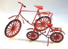 Miniatur Fahrrad / Tandem Metall 2 Größen 5 Farben Dekofigur Sport Geldgeschenk