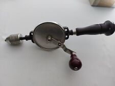 Ungebrauchte antike Handbohrmaschine mit mechanischer Handkurbel USA NOS Bohrer