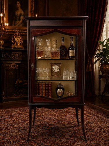 Antike edwardianische vitrine - antike,