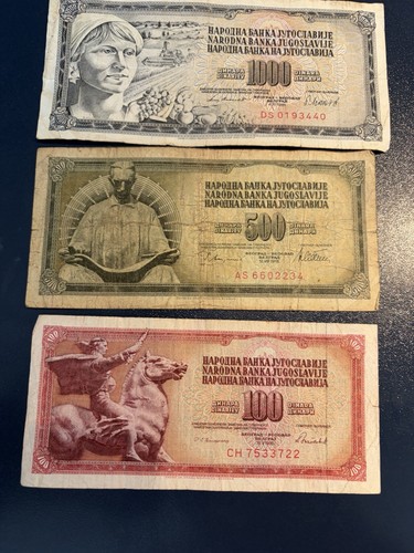 Alte banknoten jugoslawien - alte,