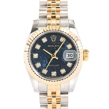ROLEX Datejust 179173G Blau