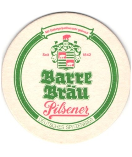 Bierdeckel barre bräu - barre,
