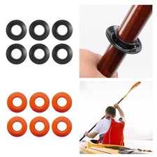 6 Stücke Kajak -Paddel -Tropfringe Wasserstützringe für Rafting -Bootfahren