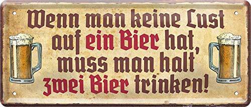 Blechschilder bier lustiger - blechschilder,
