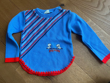 Pullover Strick Gr.80 blau