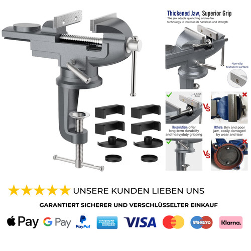Drehbarer schraubstock 360 - schraubstock,
