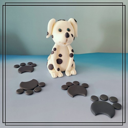 Dalmatiner hund tortenfigur - dalmatiner,