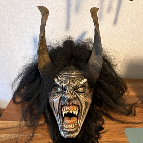 Holzmaske krampus perchten mit - krampus/perchten,