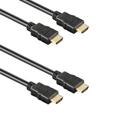 2x 1m HDMI Kabel 4K ULTRA HD UHD 2160p 1080p FullHD 3D Highspeed Ethernet ARC
