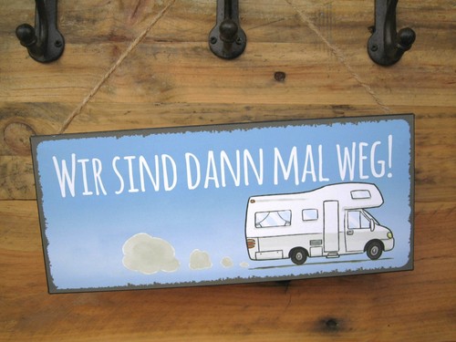 Metallschild wir sind dann - metallschild,