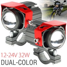 2 x LED Motorrad Scheinwerfer