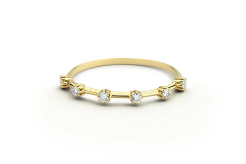 Diamant memory goldring - goldring, 6