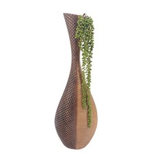Deko flaschenvase holzoptik - deko, h